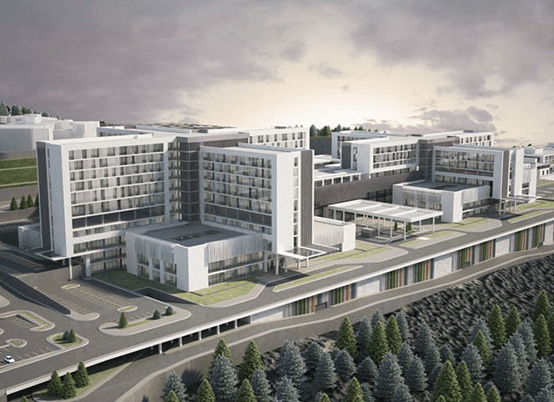 Critical HVAC and ventilation systems supplied for the city hospital.